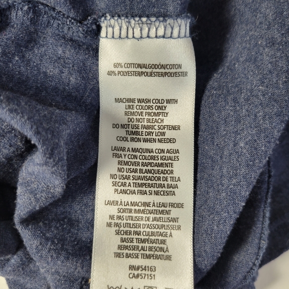 Womans Tommy Hilfiger Navy Long Sleeve Knit Top Size XL - Picture 6 of 7